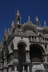 statue Duomo cathedral in Venice Italy