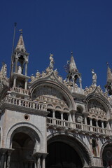 statue Duomo cathedral in Venice Italy