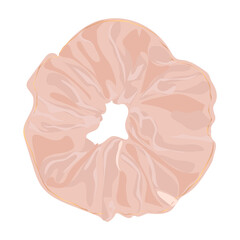 PNG pink scrunchie sticker, transparent background
