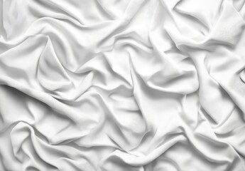 Draped white fabric texture background.