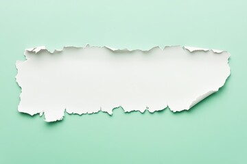 Torn white paper on mint green background. (6)
