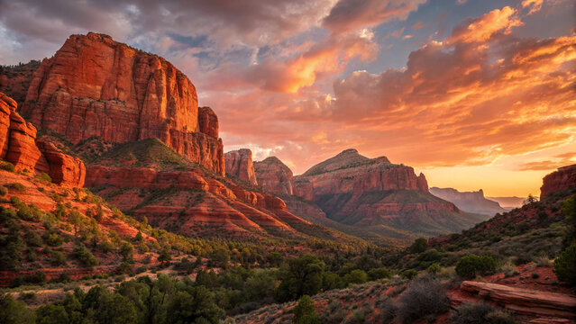 grand canyon sunset - Powered by Adobe