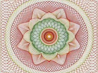 Elegant Guilloche Grid Background for Diploma, Certificate, and Letterhead Design