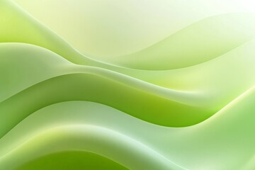 Gentle waves of green create a serene and calming background for various applications and designs