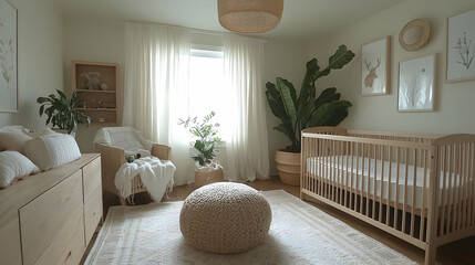 Nursery Decor: Modern Minimalist Baby Room Design