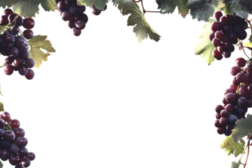 Isolated Grapevine Border Frame