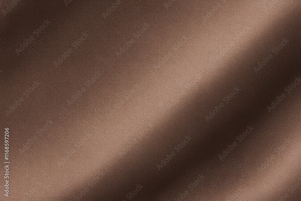 Poster smooth chocolate brown fabric with a subtle sheen for elegant design applications and textile projec