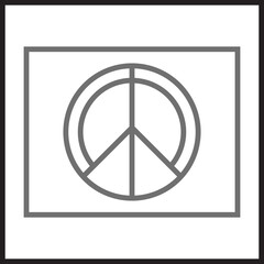 Peaceful Protest icon Design