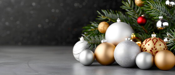 Wishing you a Merry Christmas and a Happy New Year – a festive greeting card for the holiday season