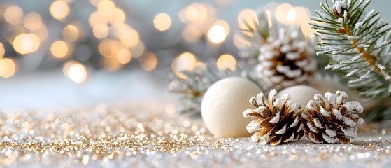 A warm Merry Christmas and Happy New Year greeting for a joyful holiday season