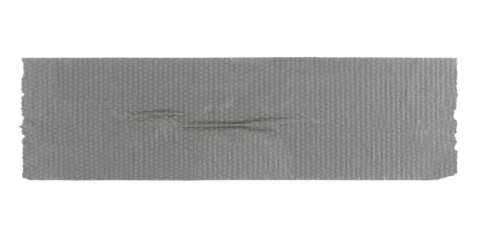 Silver tape png sticker, transparent background