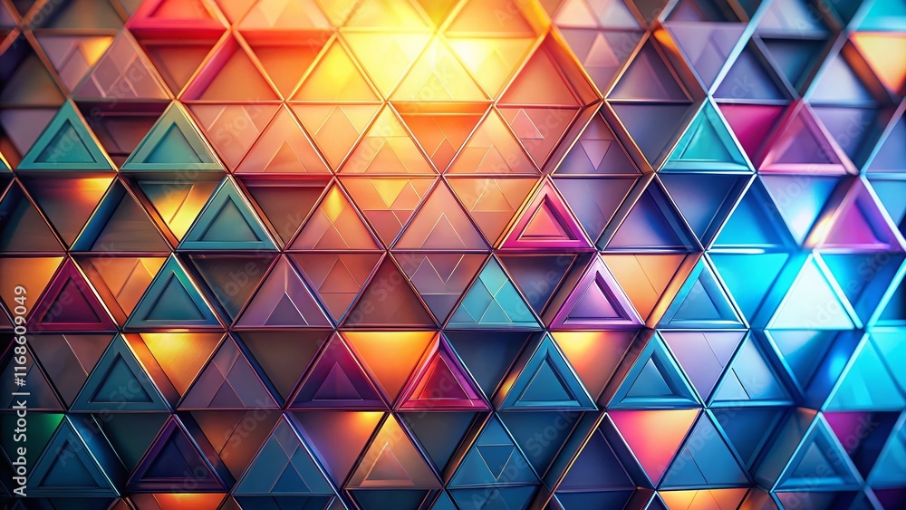 Poster abstract minimalist triangle pattern background - clean geometric shapes
