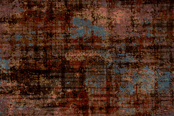 Carpet abstract Pattern in high definition texture isolated on white canvas with trending colors
