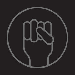 Obraz premium Human Rights icon Design