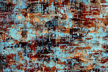 Carpet abstract Pattern in high definition texture isolated on white canvas with trending colors
