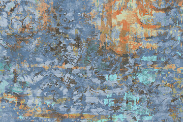 Carpet abstract Pattern in high definition texture isolated on white canvas with trending colors
