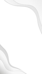 Png wave background in white abstract style