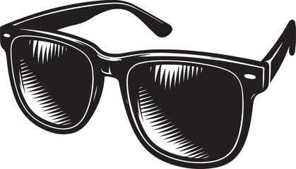 Sunglasses silhouette vector sunglass icon
