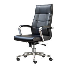 Task chair isolated on transparent background