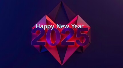 Happy New Year 2025 Vibrant Trendy Engaging Art Design Concepts to Inspire Creativity and Celebrate in Style