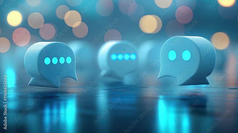 Poster ai chatbots delivering instant customer service responses.