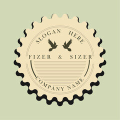 Logo and Brand identity Sticker Design