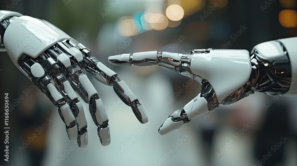 Poster ai technology improving work efficiency with data analysis tools and chatbot solutions, optimizing b