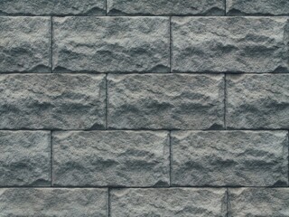 Solid, huge gray bricks