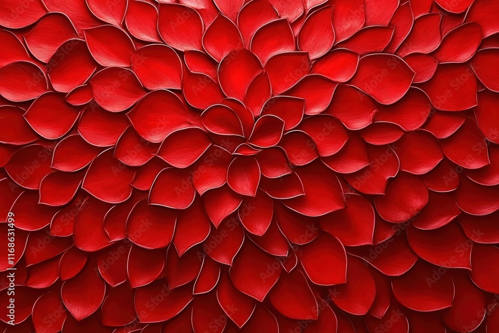 Aufkleber elegant red petal background with smooth texture for creative projects and design