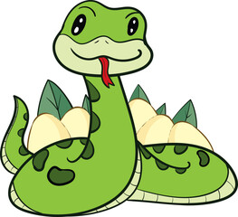 illustration snake 2025 year of the snake