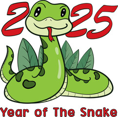 illustration snake 2025 year of the snake