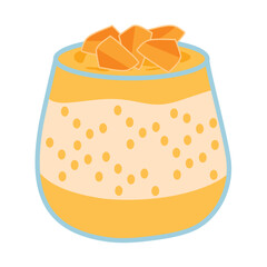 sago mango dessert,asian mango dessert