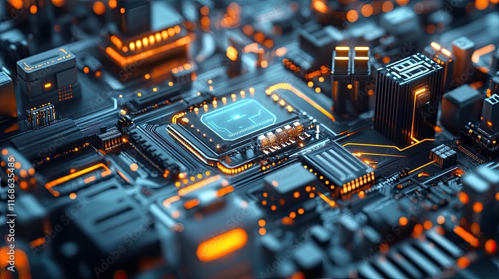 Poster ai-driven business strategies optimizing automation and resources