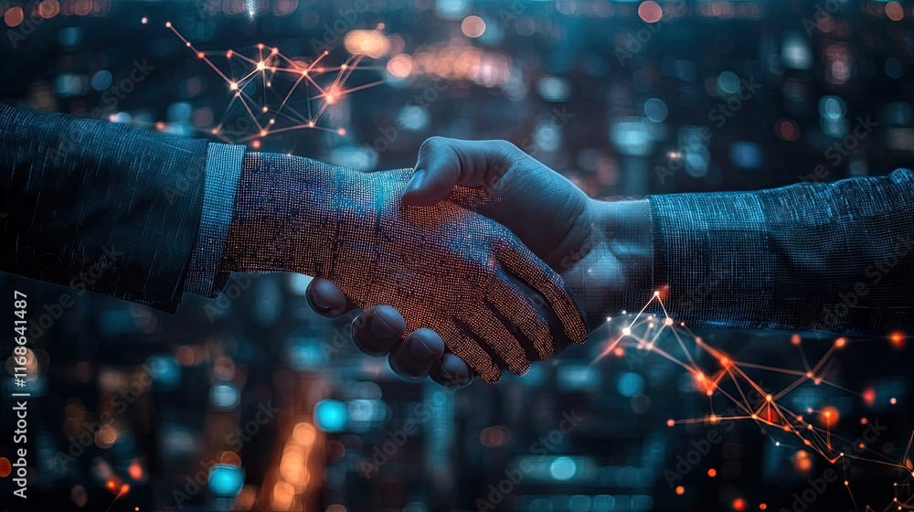 Poster ai-enhanced collaboration tools for efficient team communication and management, enabling global bus