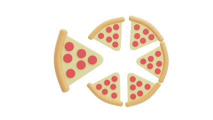 Pizza Slice 3D Icon