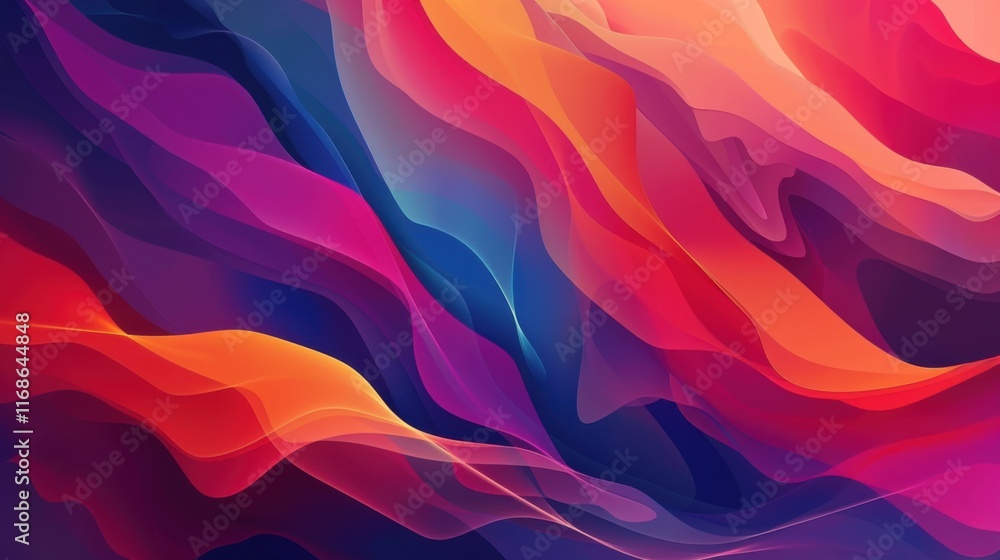 Poster abstract background with dynamic effect. modern pattern. vector illustration for design