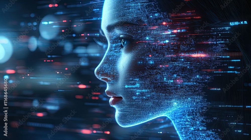 Poster ai-powered business solutions streamlining hr processes, improving talent acquisition, and optimizin