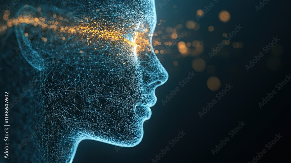 Poster ai-powered financial analysis tools assisting investors with data-driven decision making.
