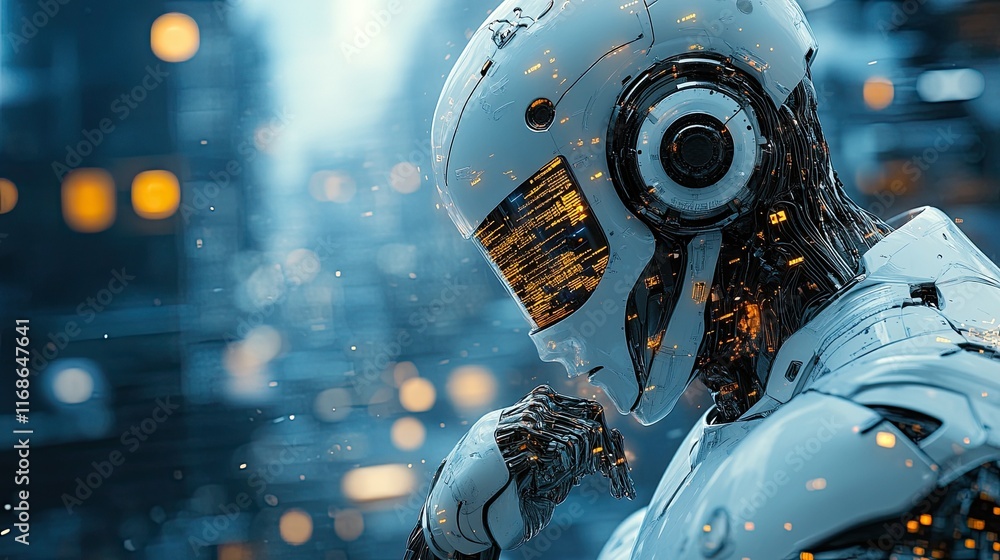 Poster ai-powered financial analysis tools assisting investors with data-driven decision making.