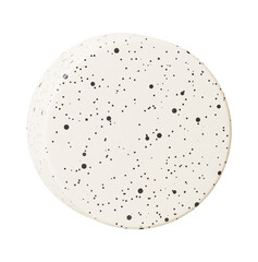 Terrazzo cylinder shape png sticker, 3D element, transparent background