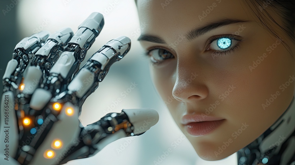 Aufkleber artificial intelligence revolutionizing decision-making processes across industries. -