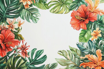 Elegant wedding invitation card background vector. Minimal hand painted watercolor botanical flowers texture template background. Design for wedding, vip cover, poster, rsvp moderncard.Valentine's Day