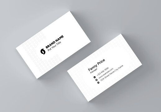 Business Card Layout