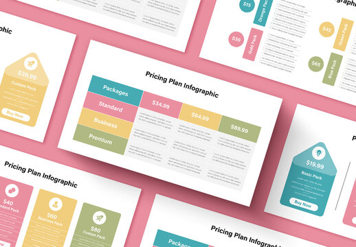 Dynamic Pricing Plan Infographic Set Template