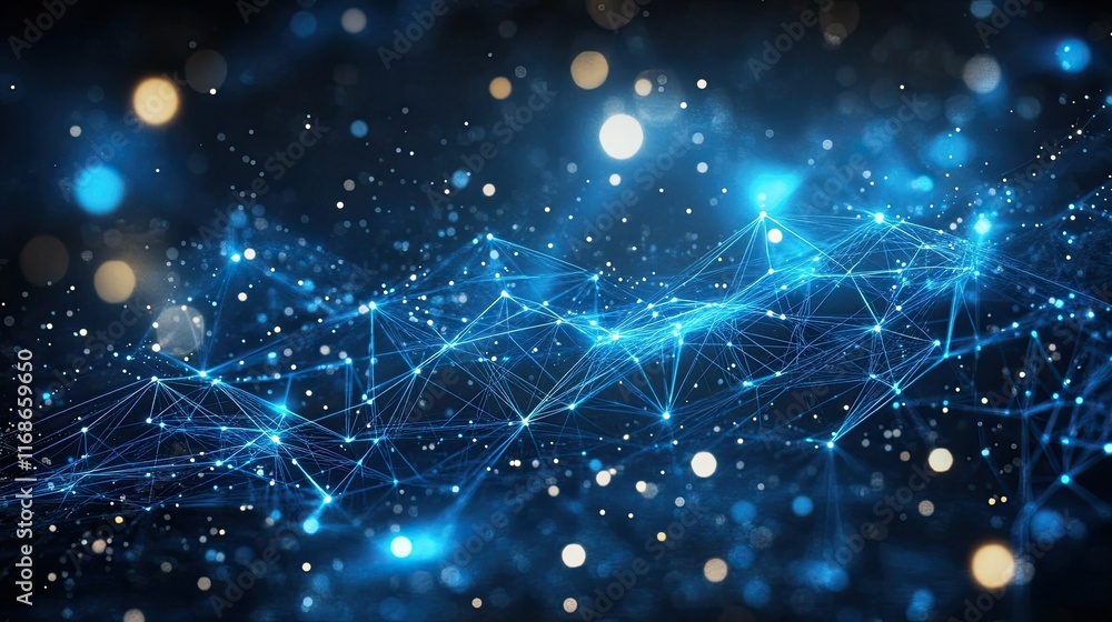 Poster binary codes and cyber connectivity integrated into futuristic tech backgrounds.