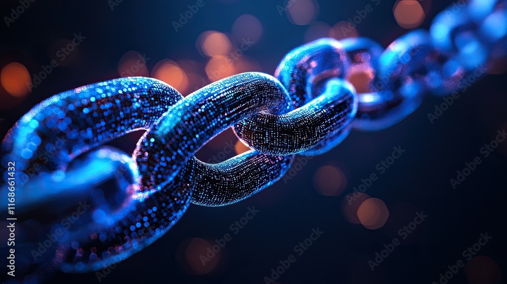 Poster blockchain and ai helping businesses ensure supply chain transparency, reduce waste, and optimize re