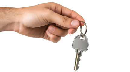 Hand holding a key on a keychain, symbolizing unlocking new opportunities in life and business