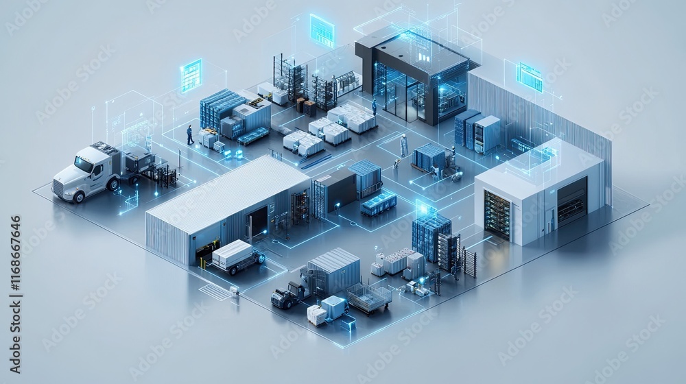 Poster business automation solutions powered by ai, improving efficiency, scalability, and operational perf
