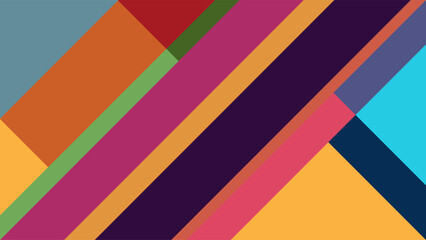 ABSTRACT BACKGROUND  WITH GEOMETRIC SHAPES FLAT COLOR DESIGN VECTOR TEMPLATE FOR WALLPAPER, COVER DESIGN