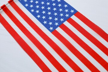 Fototapeta premium Beautifully star and striped American flag